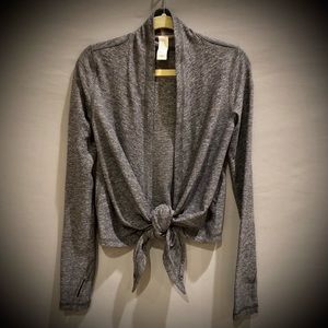 Ivivva Gray Wrap Sweater